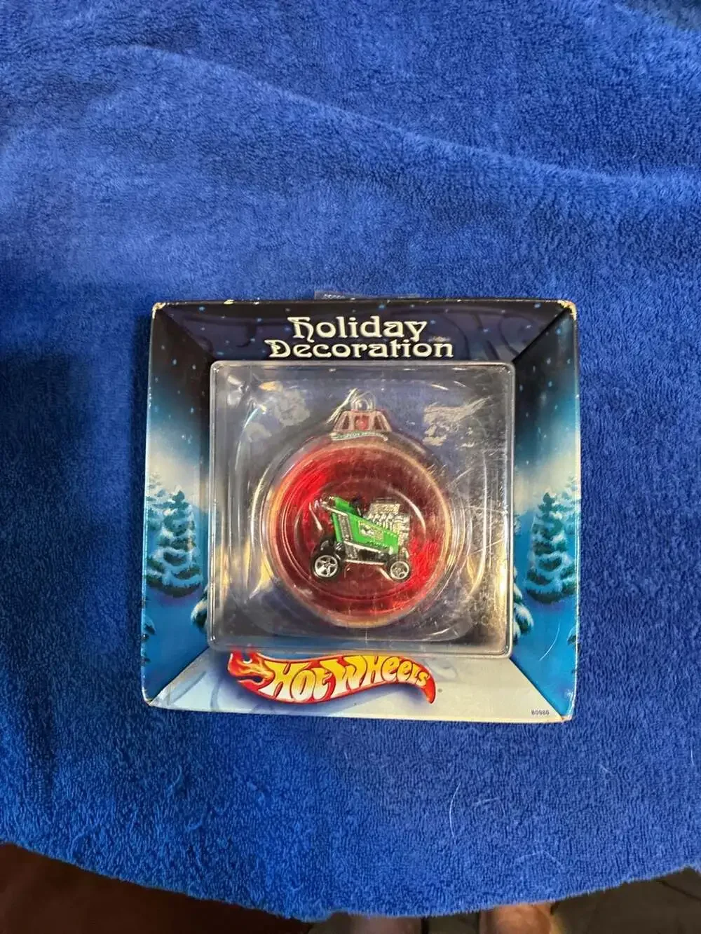 2002 Hot Wheels Gator Bait Market Shopping Cart Christmas Holiday Ornament